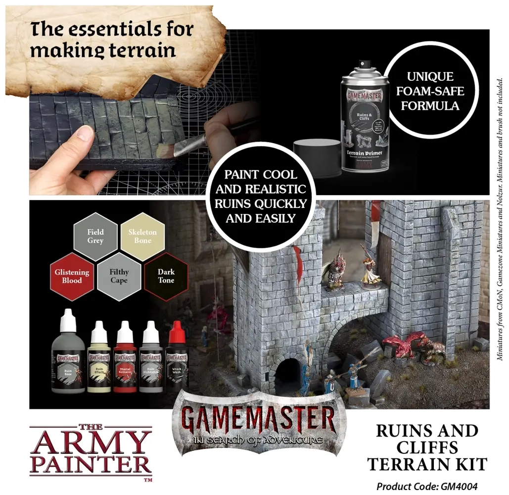 Gamemaster Ruins & Cliffs Terrain Kit