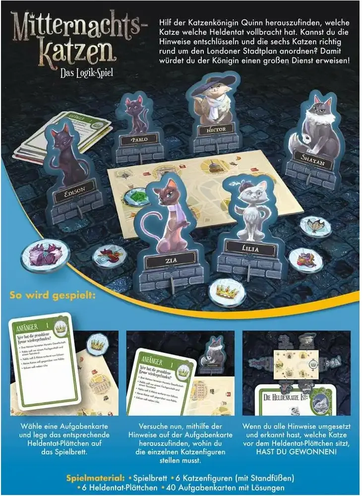Mitternachtskatzen – Das Logik-Spiel