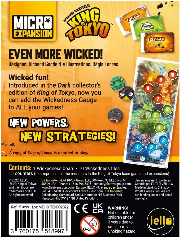 King of Tokyo Wickedness Gauge - EN