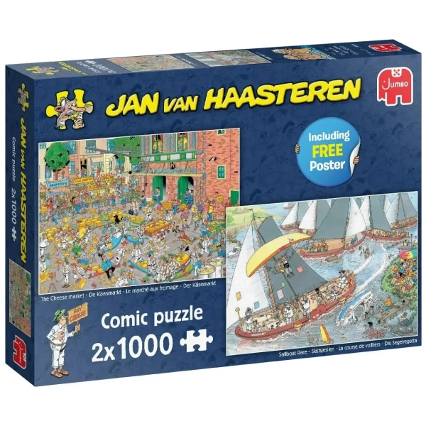 Der Käsemarkt & Die Segelregatta - Jan van Haasteren