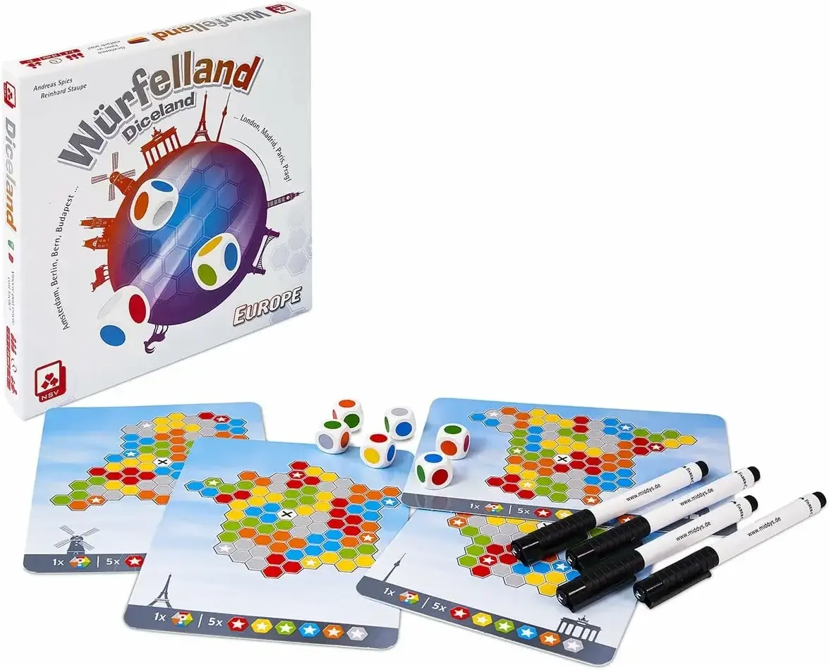 Würfelland/Diceland - Europa - DE/FR/IT/EN