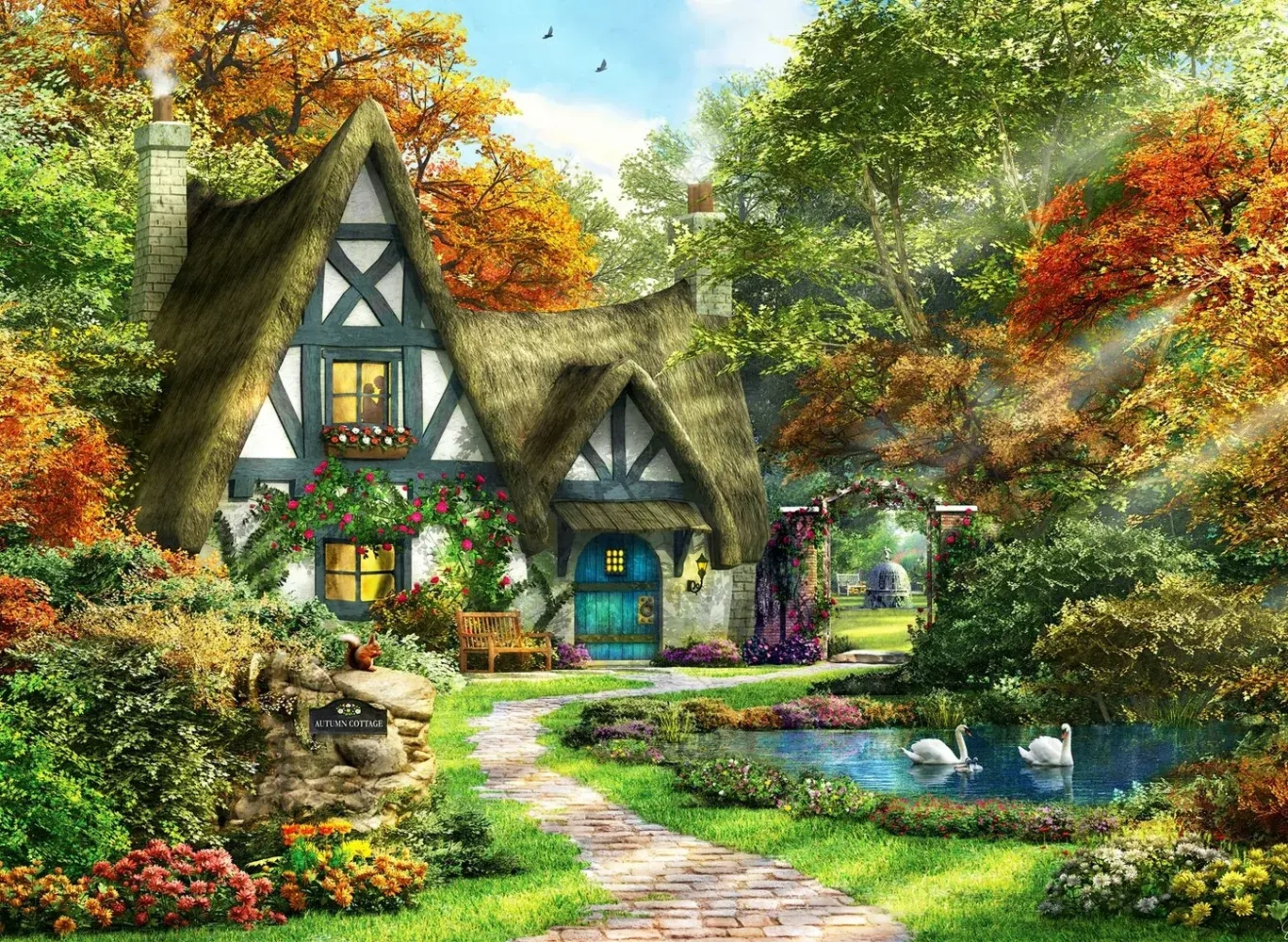 The Autumn Cottage - Dominic Davison