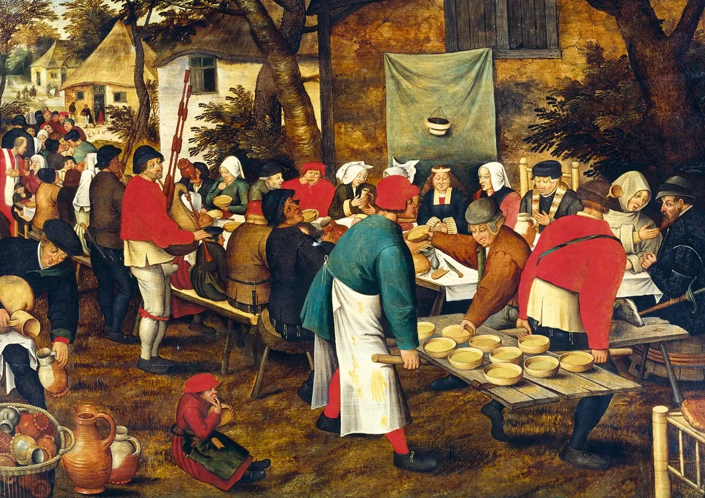 Bauernhochzeit - 1567-1568 - Brueghel der Ältere