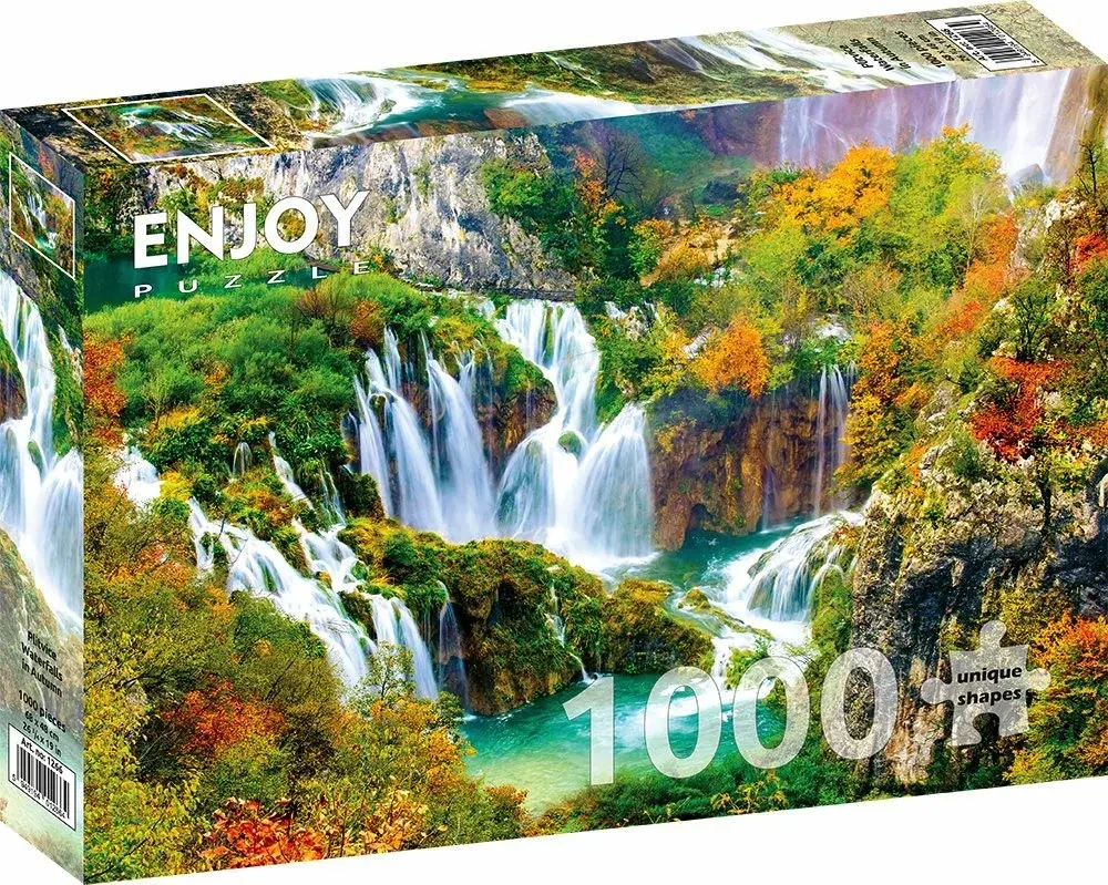 Plitvice Waterfalls in Autumn