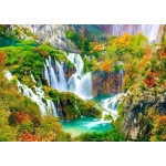 Plitvice Waterfalls in Autumn