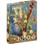 Vincent Van Gogh: Vase mit chinesischen Astern und Gladiolen