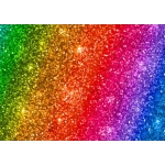 Gradient: Glitzernder Regenbogen