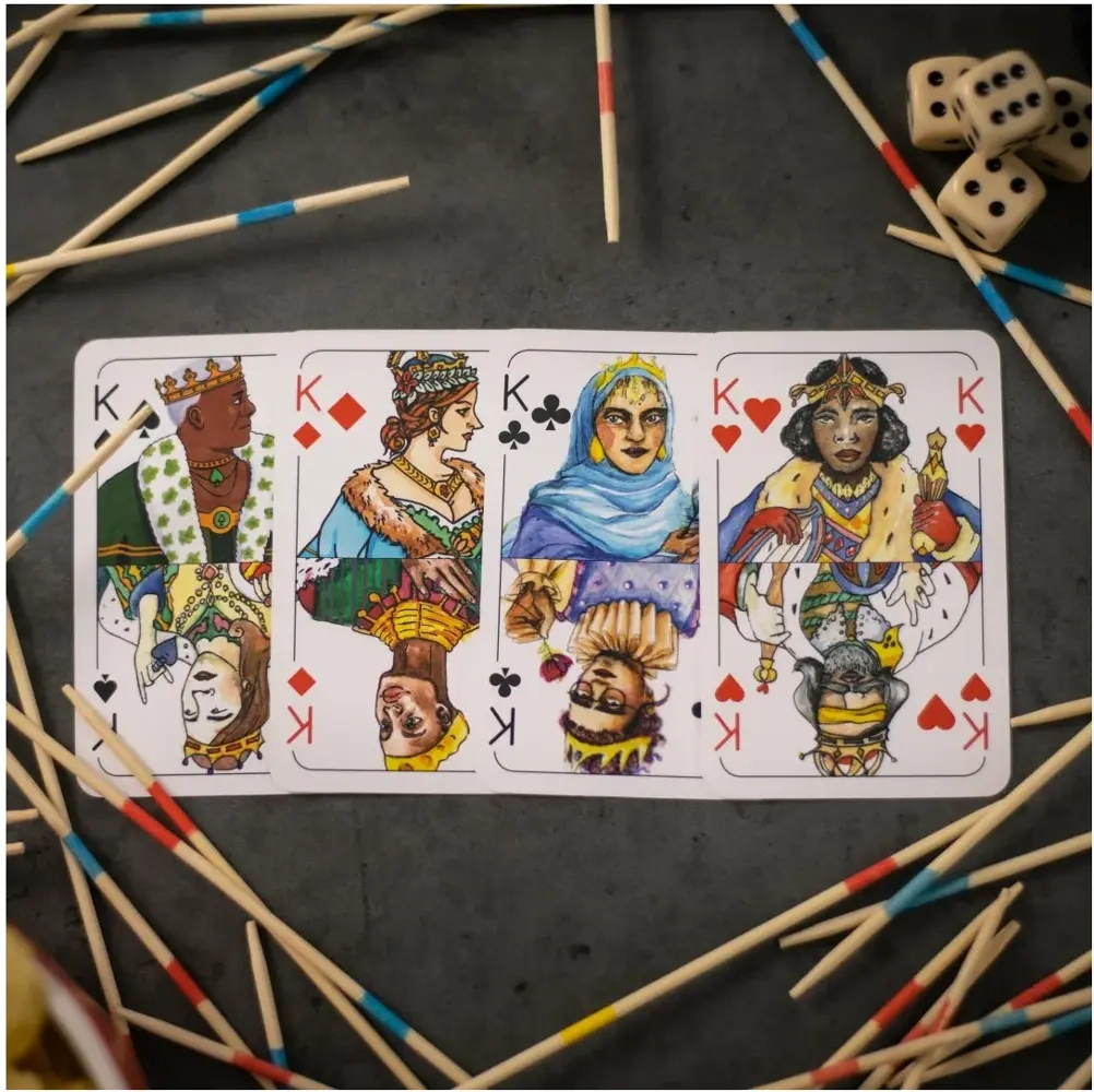 Gendergerechtes Kartendeck (Einzel-Romme)