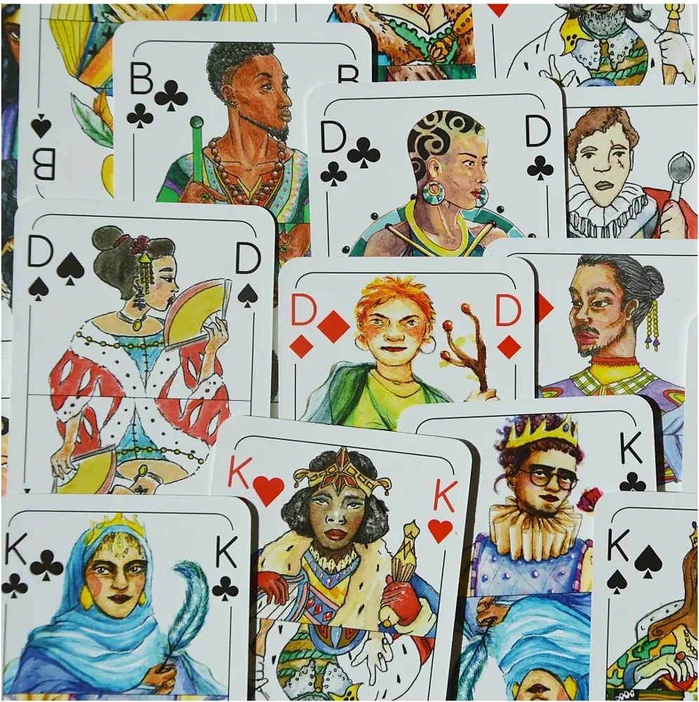 Gendergerechtes Kartendeck (Einzel-Romme)