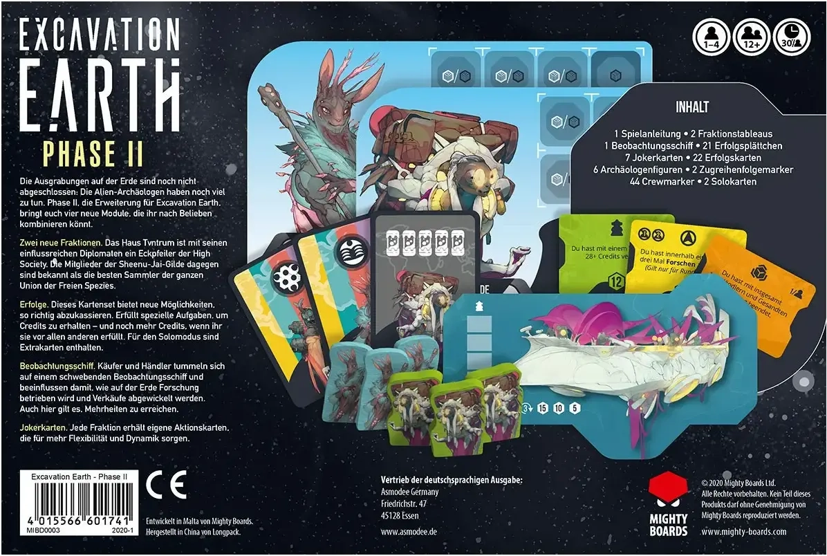 Excavation Earth - Phase II Second Wave - Erweiterung