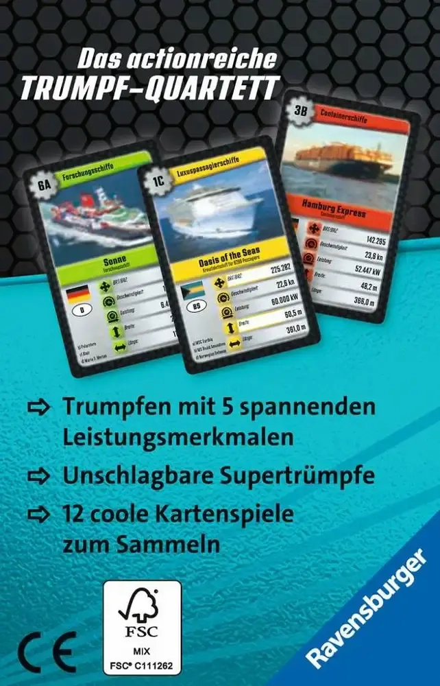 Quartett Supertrumpf Ozeanriesen