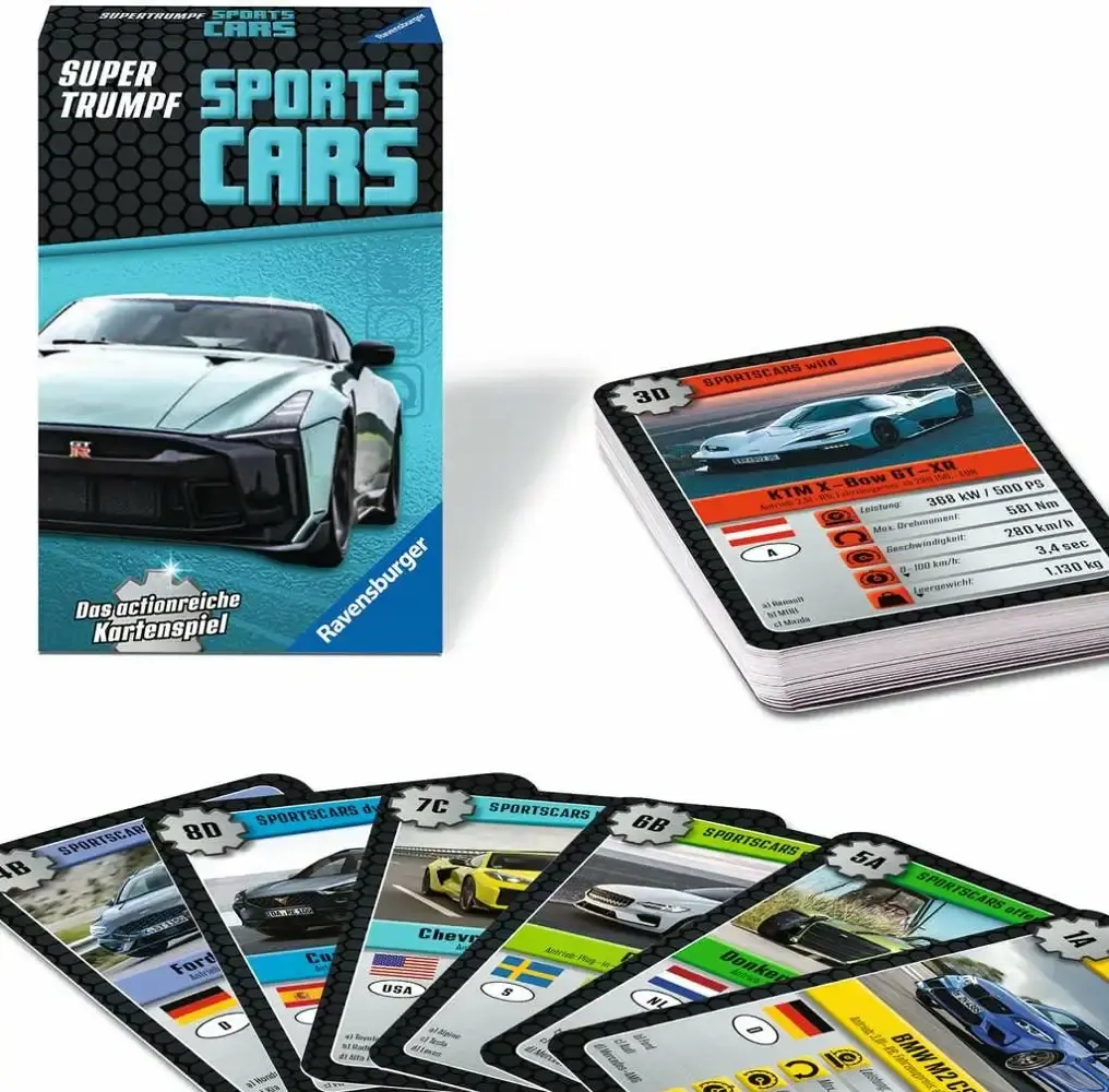 Quartett Supertrumpf Sports-Cars
