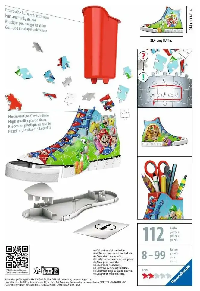 Super Mario 3D Puzzle Sneaker
