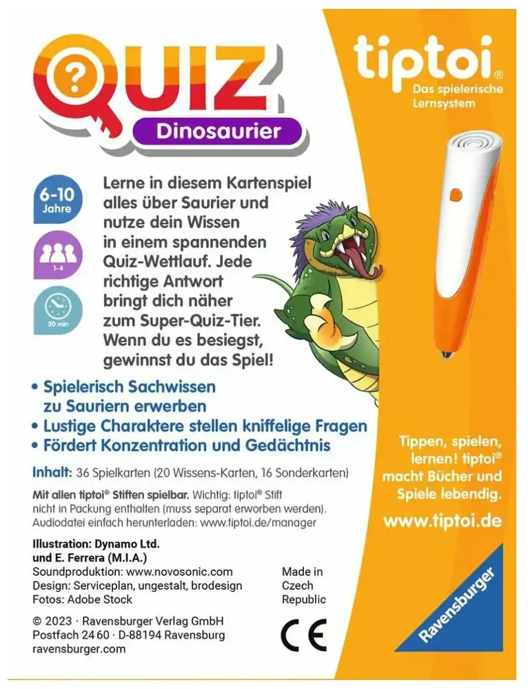Tiptoi Quiz Dinosaurier