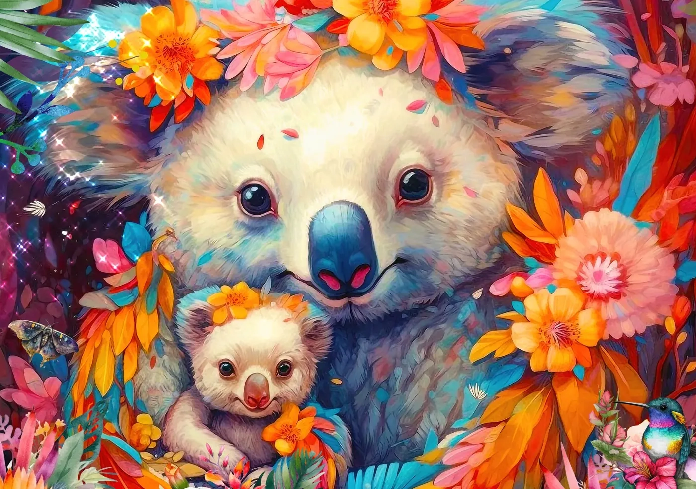 Koala Cuddles - 2000 Teile