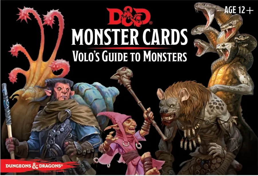 Dungeons & Dragons: Monster Cards - Volo's Guide to Monsters (81 cards) - EN