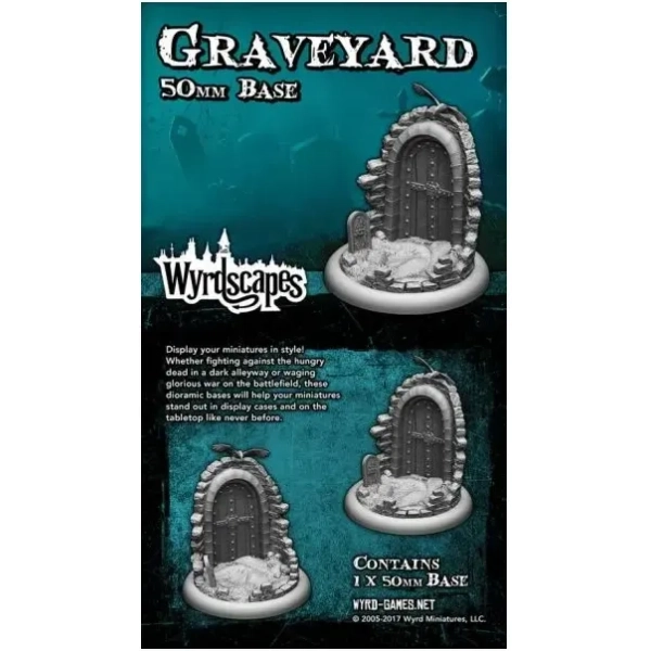 Malifaux Terrain WyrdscapesGraveyard 50mm