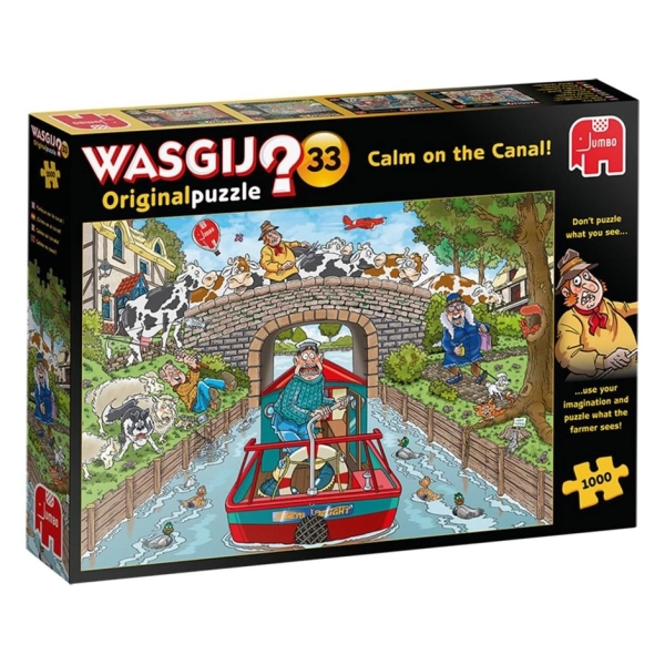 Ruhige Fahrt auf dem Kanal! - Wasgij Original 33 Ruhige Fahrt auf dem Kanal! - Wasgij Original 33
