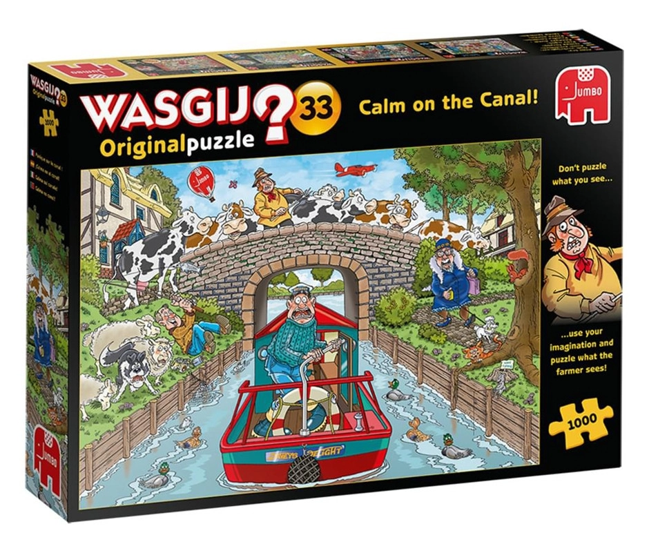 Ruhige Fahrt auf dem Kanal! - Wasgij Original 33