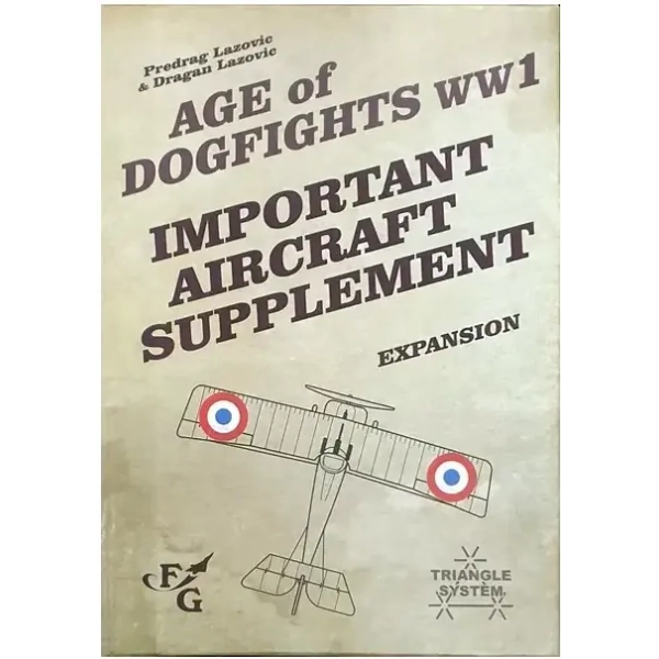 Age of Dogfights Important Aircraft Supplement - EN - Expansion
