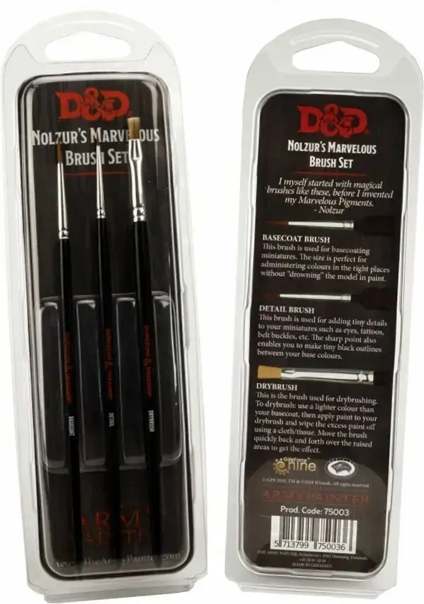 D&D Nolzur's Marvelous Pigments - Brush Set