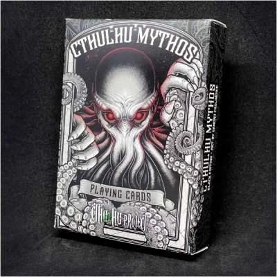 Cthulhu Mythos Poker Cards Black Edition