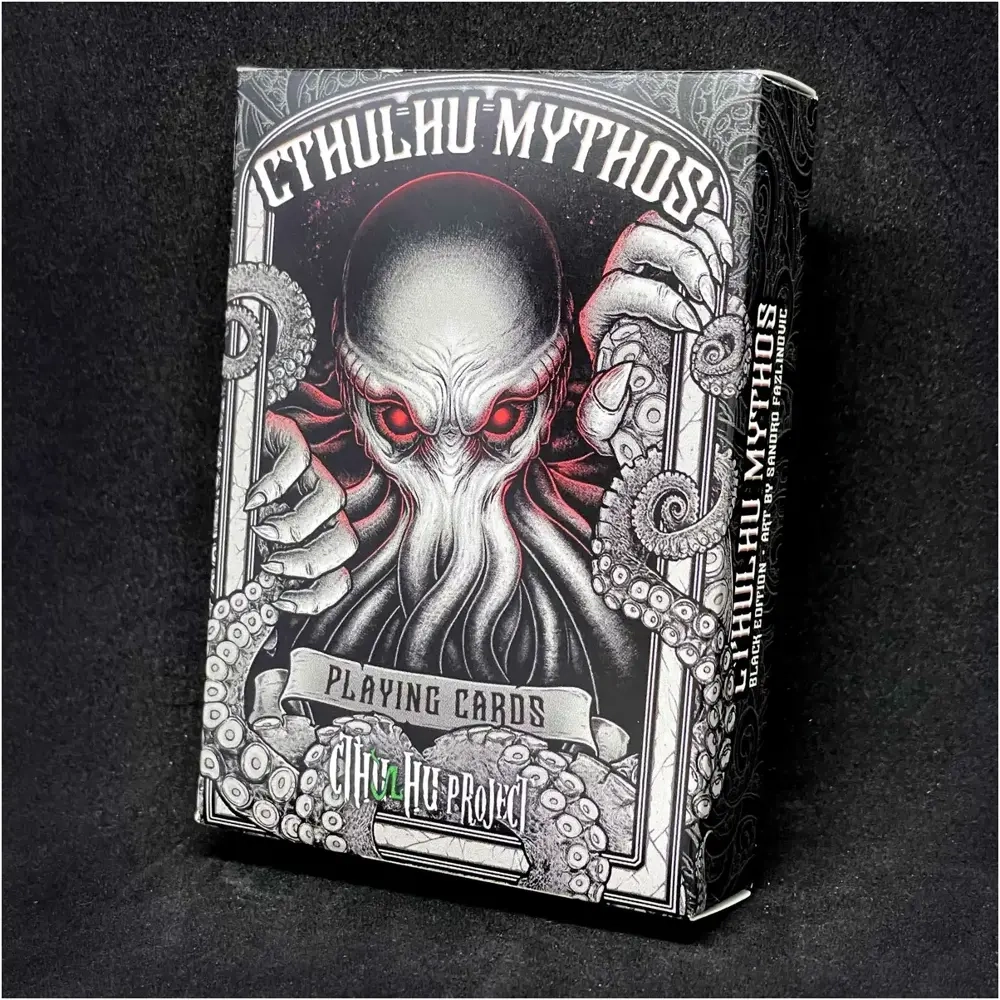 Cthulhu Mythos Poker Cards Black Edition