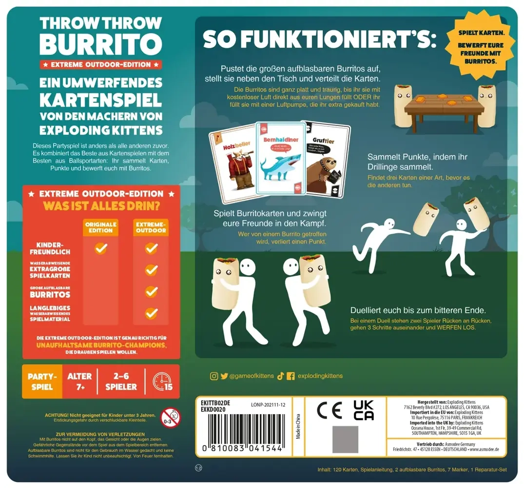 Throw Throw Burrito: Extreme Outdoor-Edition