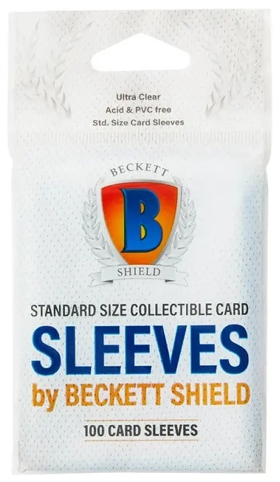 Beckett Shield Standard Card Sleeves (63x88mm) - (1 Display 15 Packs à 100 Sleeves)