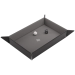 Magnetic Dice Tray Rectangular Black/Gray