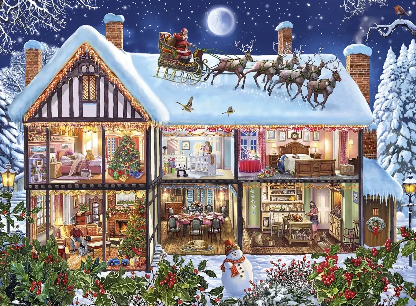 Weihnachten zu Hause