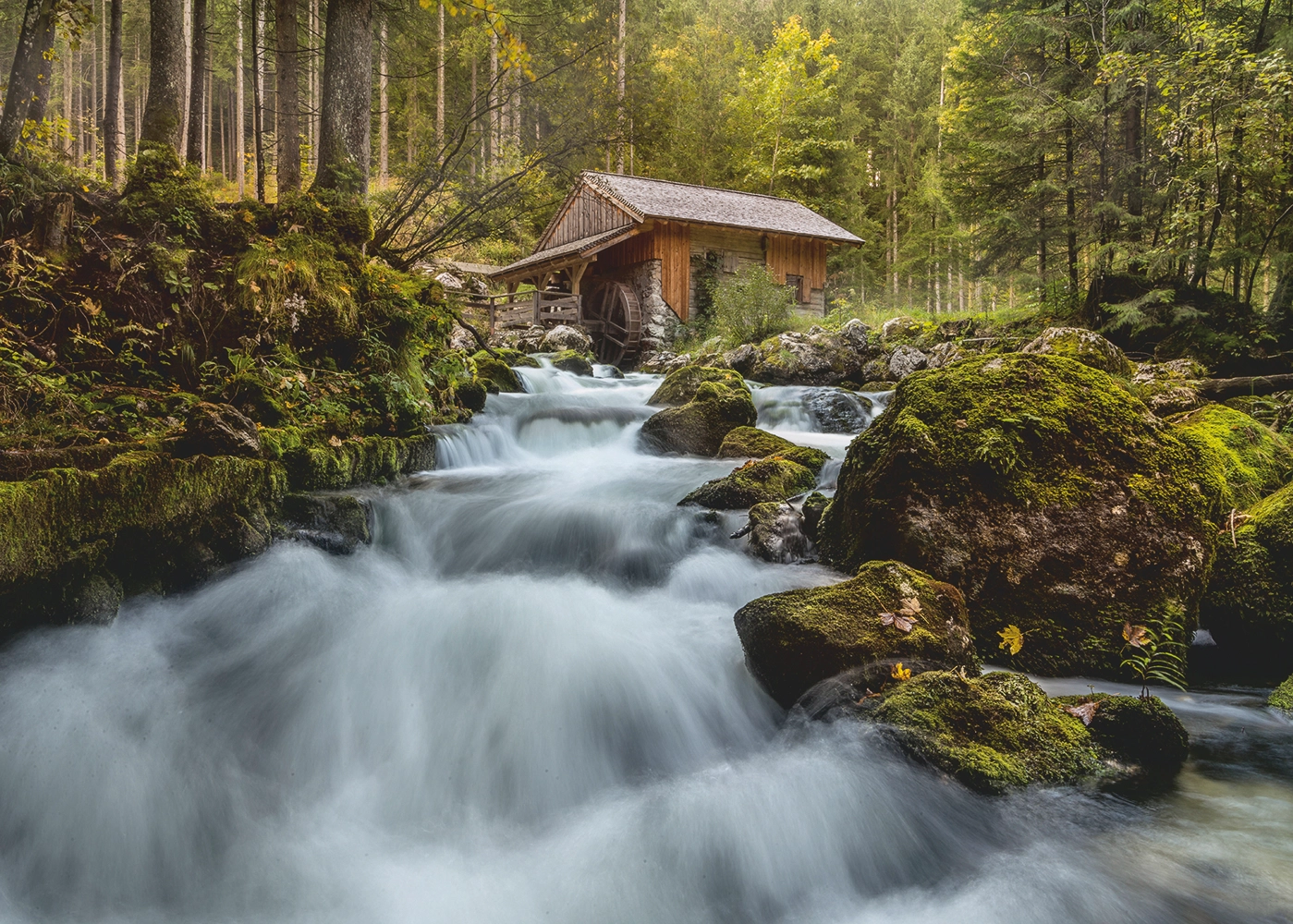 Mühle am Gollinger Wasserfall - Österreich