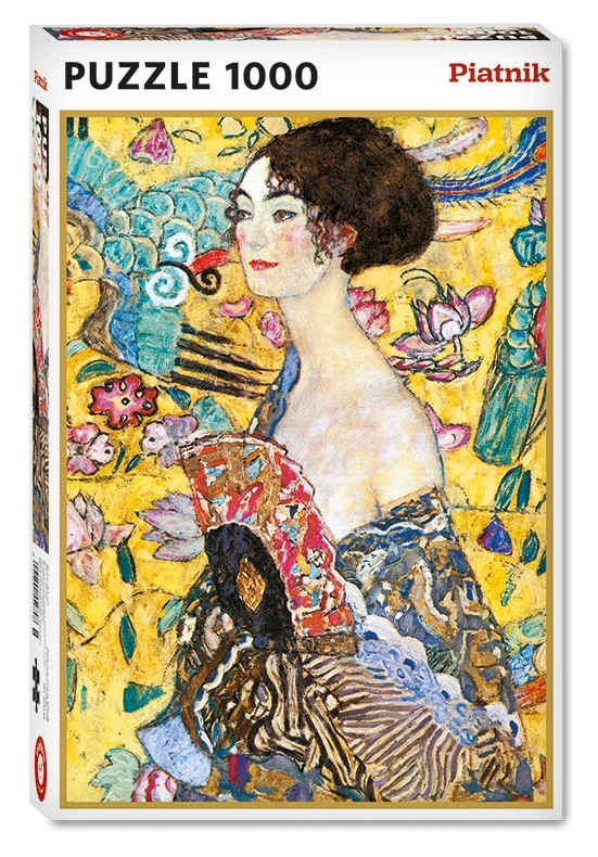 Dame mit Fächer - Gustav Klimt