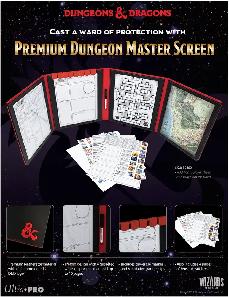D&D RPG Premium Dungeon Masters Screen