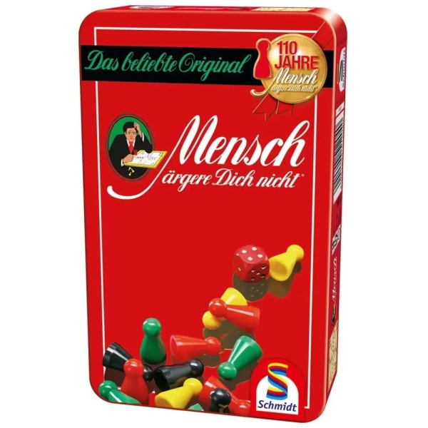 Mensch ärgere Dich nicht - Mitbringspiel Metalldose