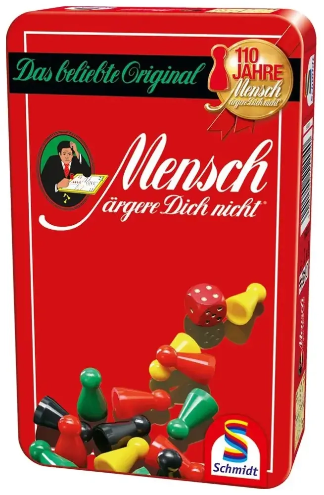 Mensch ärgere Dich nicht - Mitbringspiel Metalldose