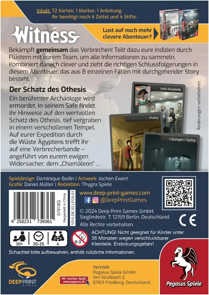 Witness – Der Schatz des Othesis - DE