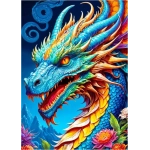 Blauer Drache