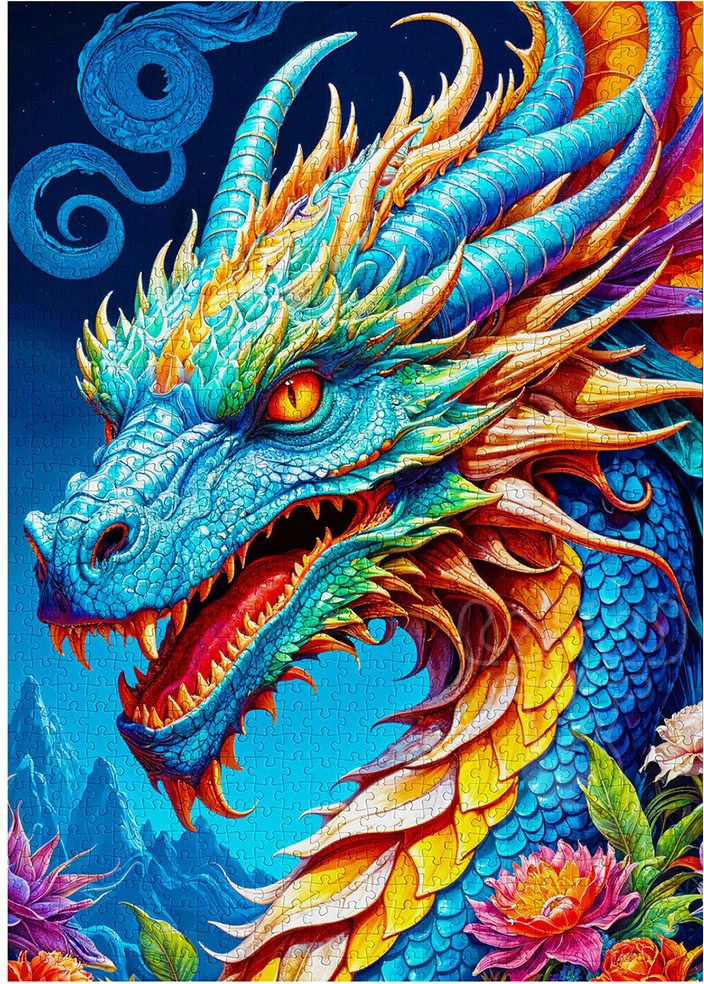 Blauer Drache