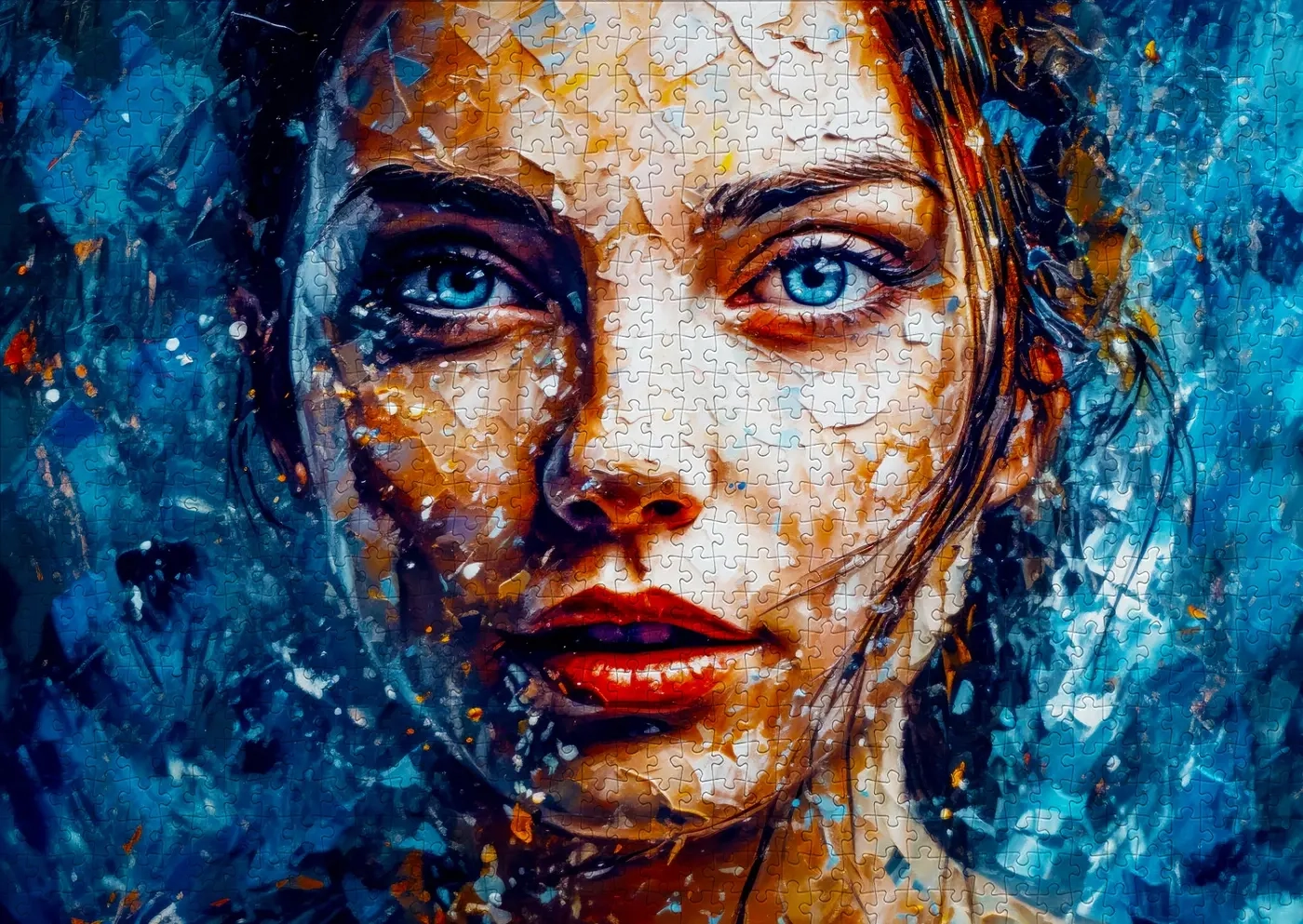 Eisiger Blick
