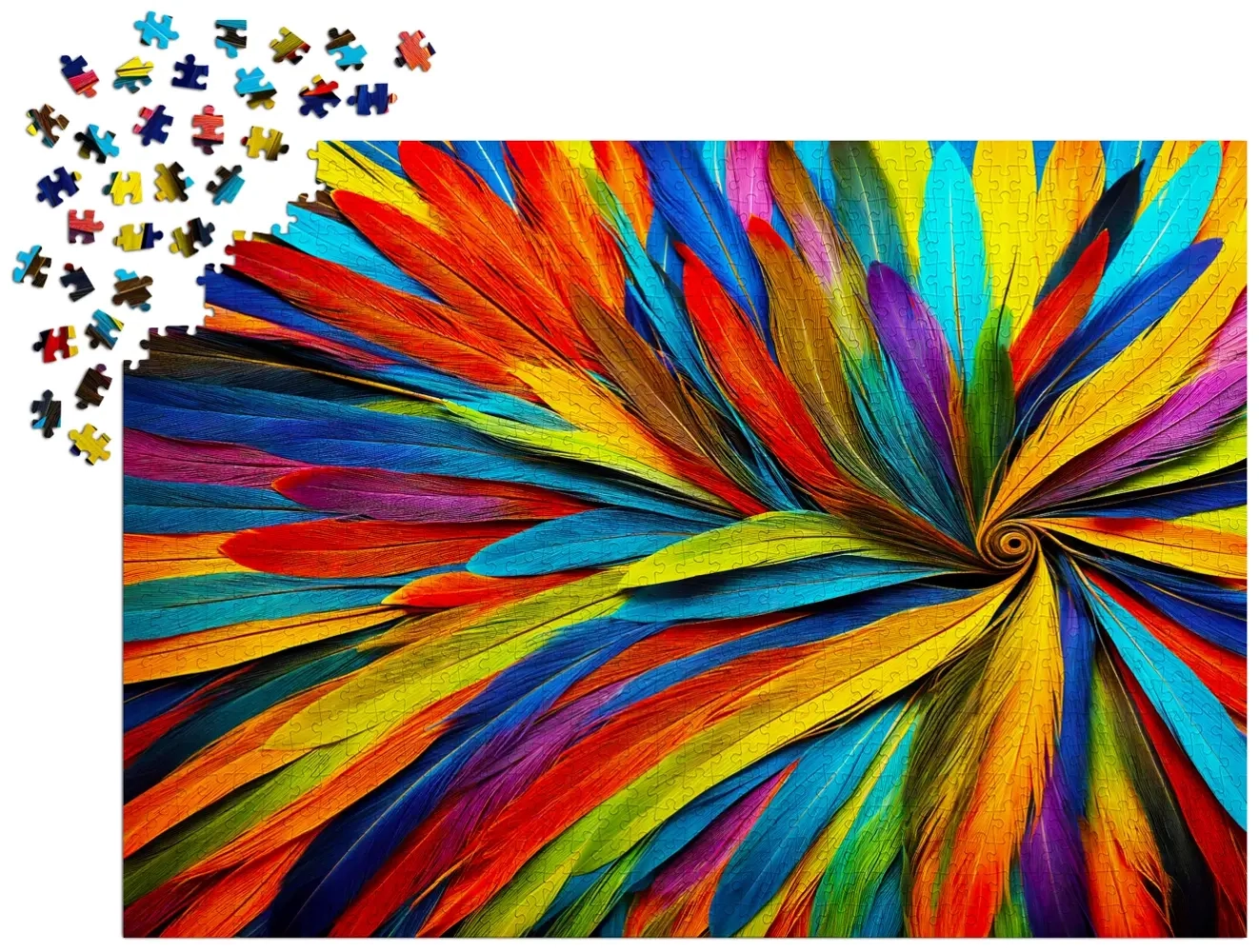 Bunte Federn