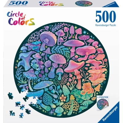 Circle of colors - Mushrooms