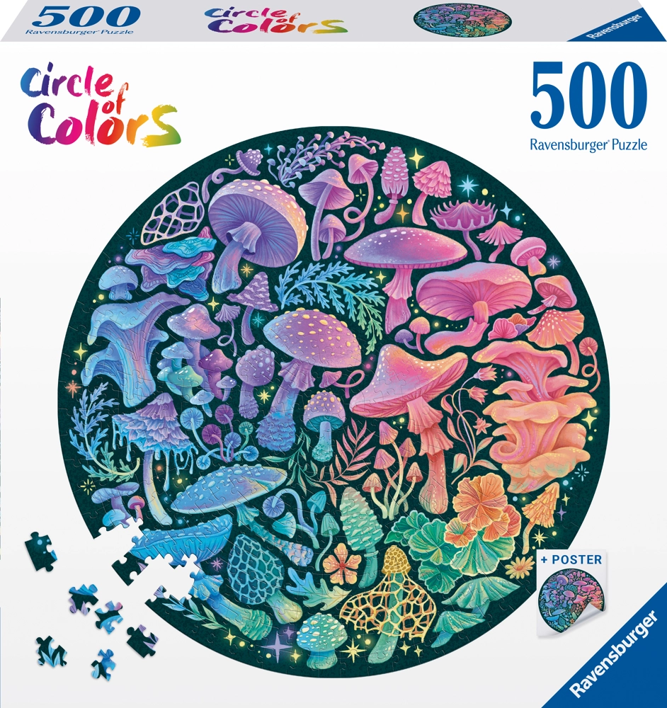 Circle of colors - Mushrooms