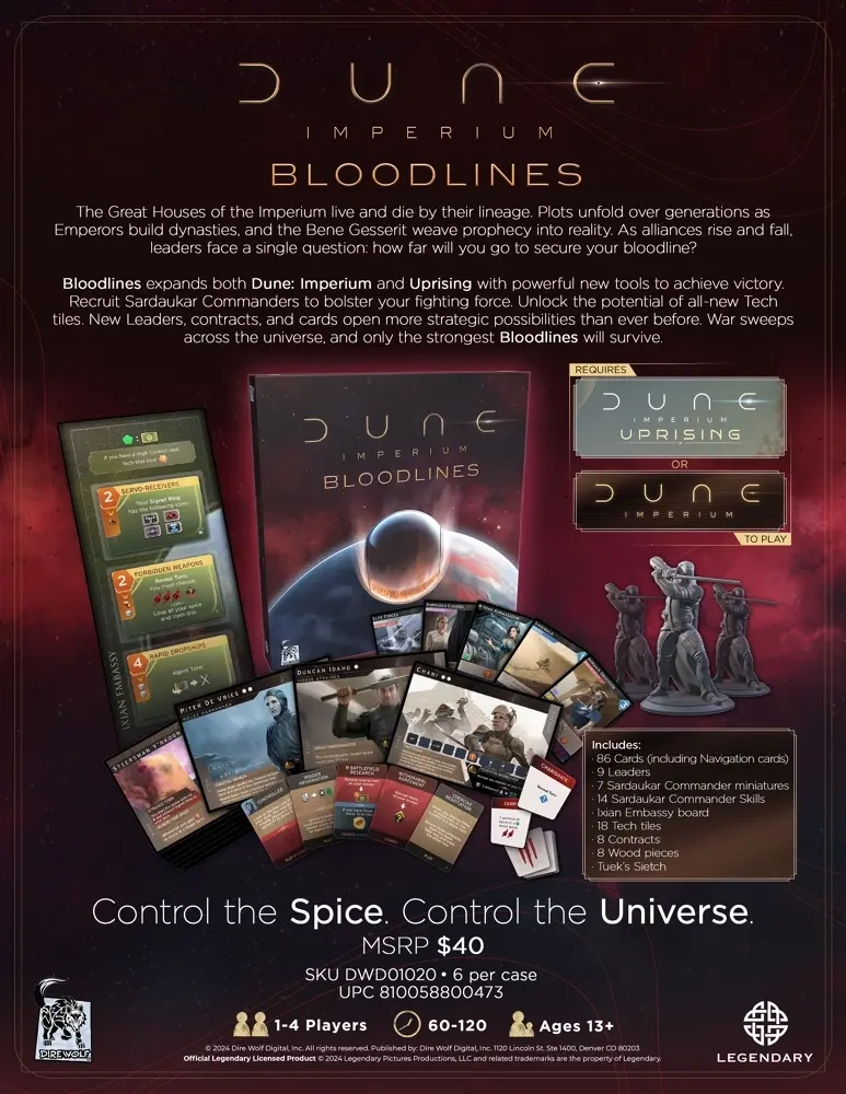 Dune Imperium Bloodlines - Expansion - EN