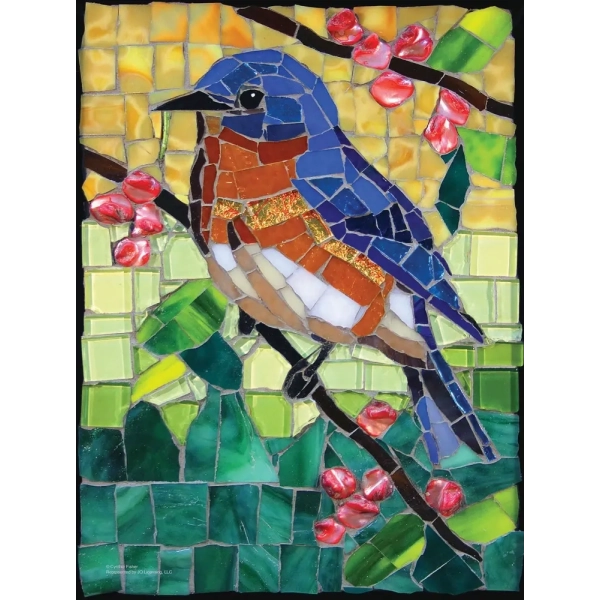 Stained Glass Bluebird - Cynthie Fisher Stained Glass Bluebird - Cynthie Fisher