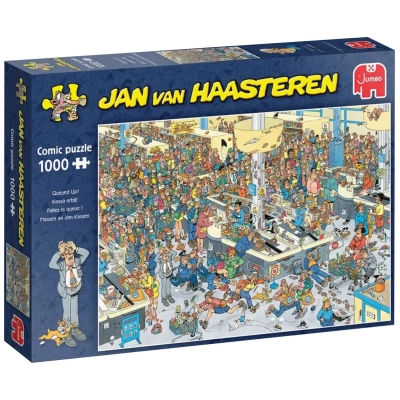 Massen an den Kassen - Jan van Haasteren