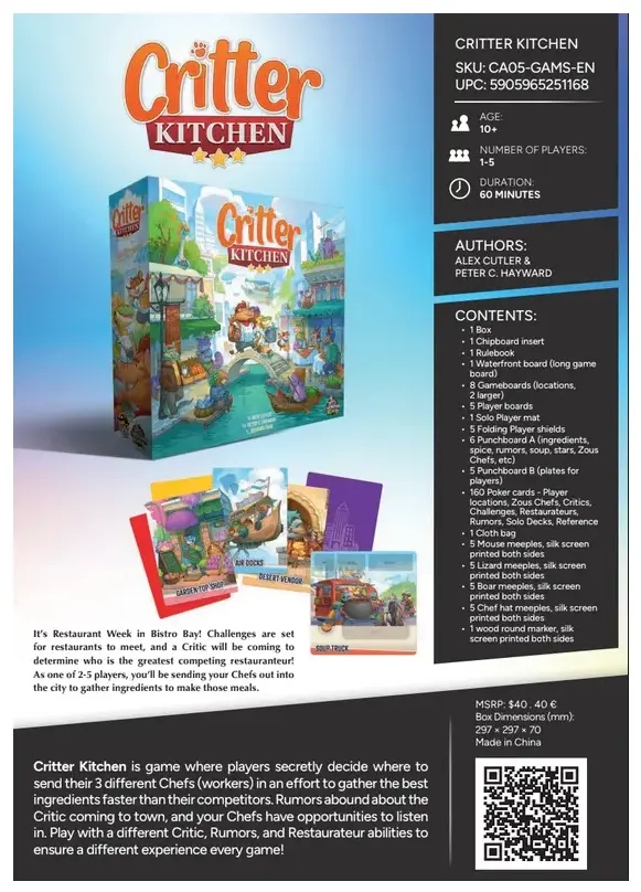 Critter Kitchen - EN