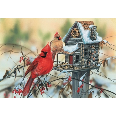 Cardinal's Rustic Retreat