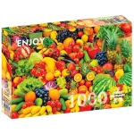 Bunte Frucht- und Gemüsemischung