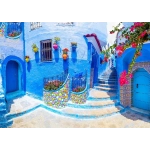 Blaue Gasse in Chefchaouen, Marokko Blaue Gasse in Chefchaouen, Marokko